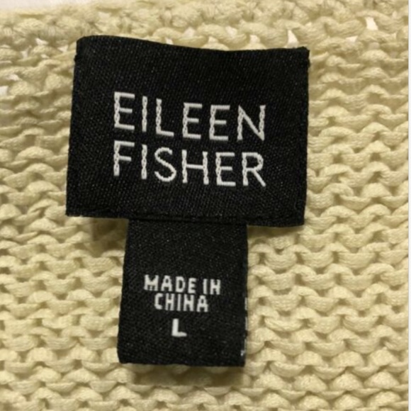 Eileen Fisher open front cropped cardigan - Picture 3 of 5
